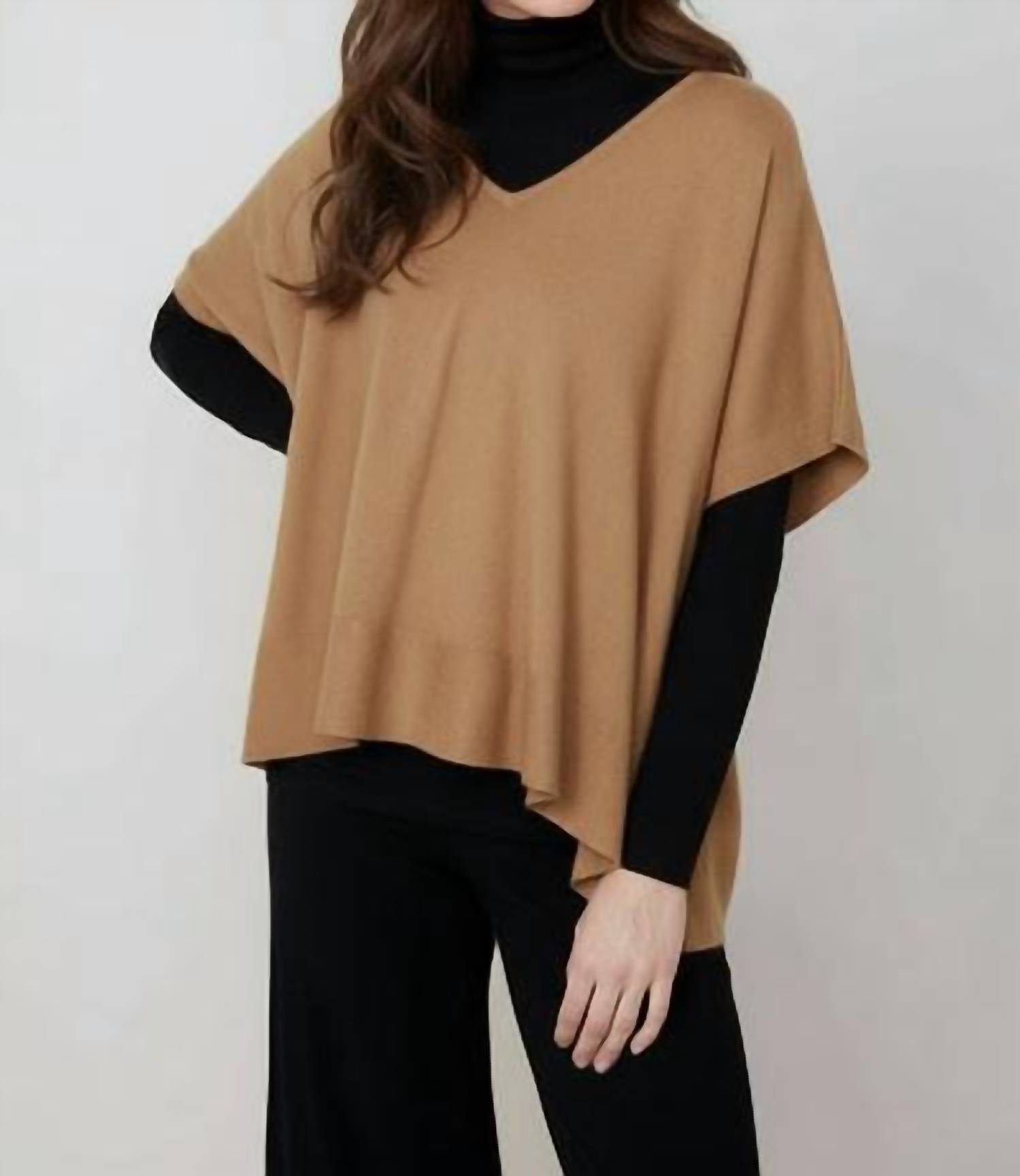 Renuar - Soft Touch Poncho Style Sweater