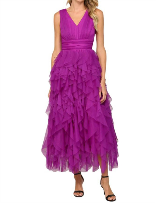 Fate - Cascade Ruffle Tulle Dress