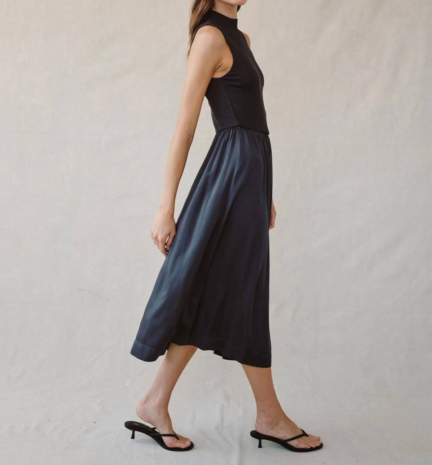 Bella Dahl - Sleeveless Mock Neck Dress