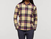 cotopaxi Women's Quedo Flannel Shirt in grain plaid - women's long sleeve top