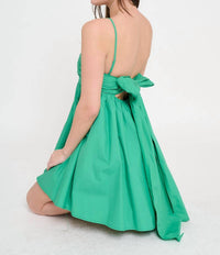 Meet Me In Santorini - Cycladic Leaf Short Dress