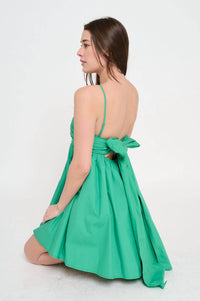 Meet Me In Santorini - Cycladic Leaf Short Dress