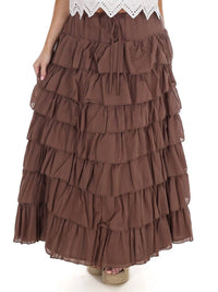 Mustard Seed - Wish I Knew You Ruffle Maxi Skirt