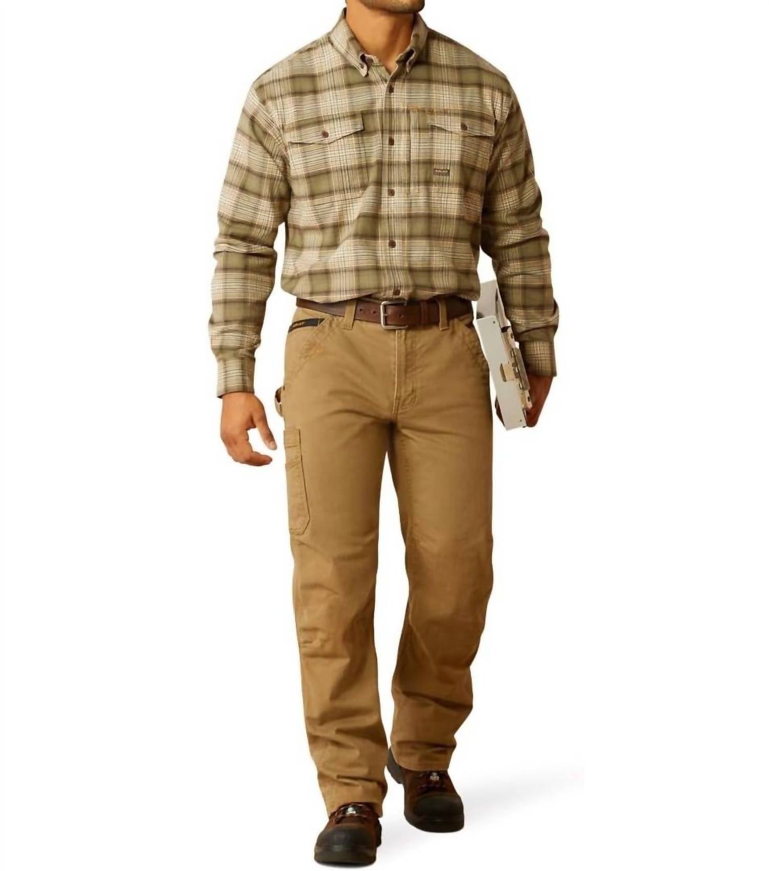 Ariat - Rebar Durastretch Work Flannel Shirt