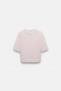 DOROTHEE SCHUMACHER Sheer Softness Pullover Sweater in light rose - women's sweater - view 7