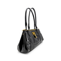 Like Dreams - Women's Pecan Lock East West Shoulder Bag