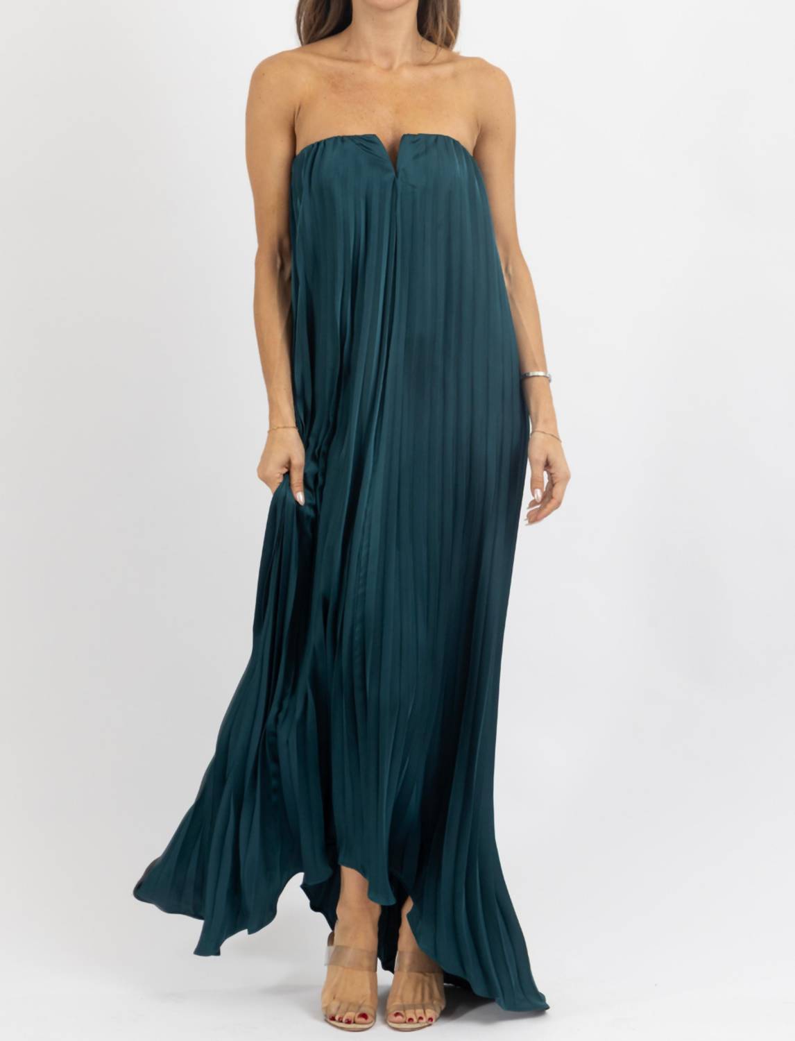Fore Collection - Sienna Pleated Maxi Dress
