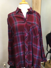 Beachlunchlounge - Women's Charley Plaid Button Down Shirt