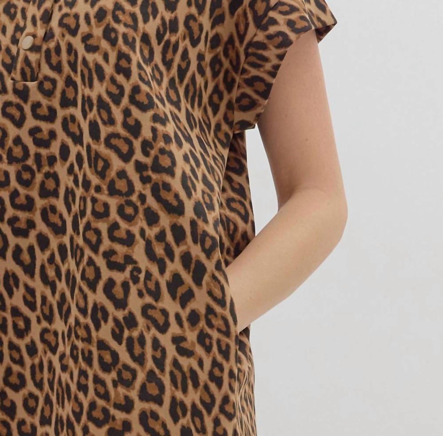 Entro - Scalloped & Spotted Mini Dress