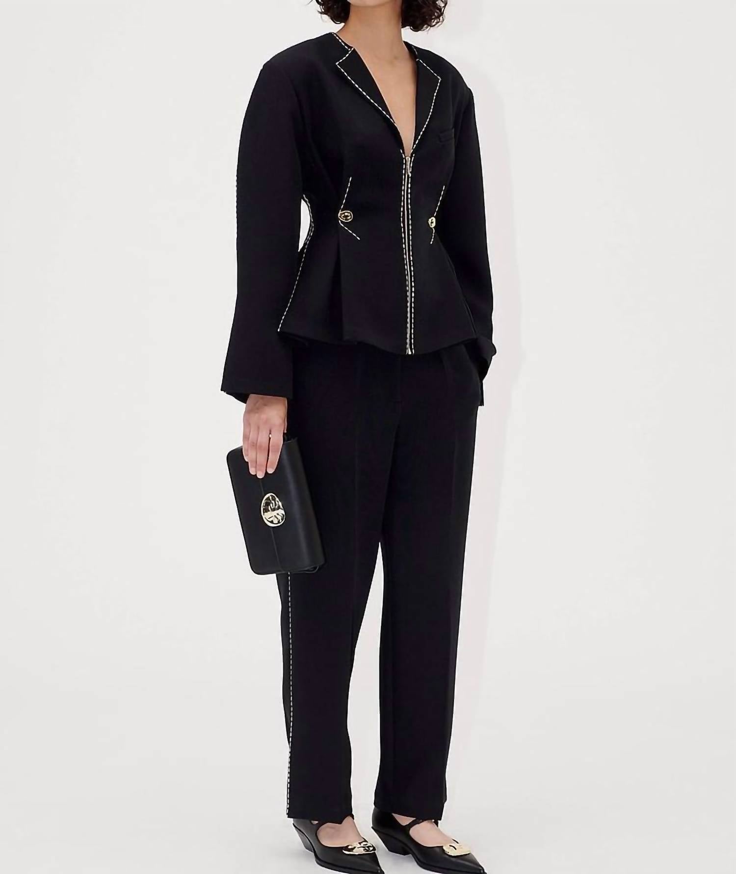 Stine Goya - Adjustable Waist Zip Up Jacket