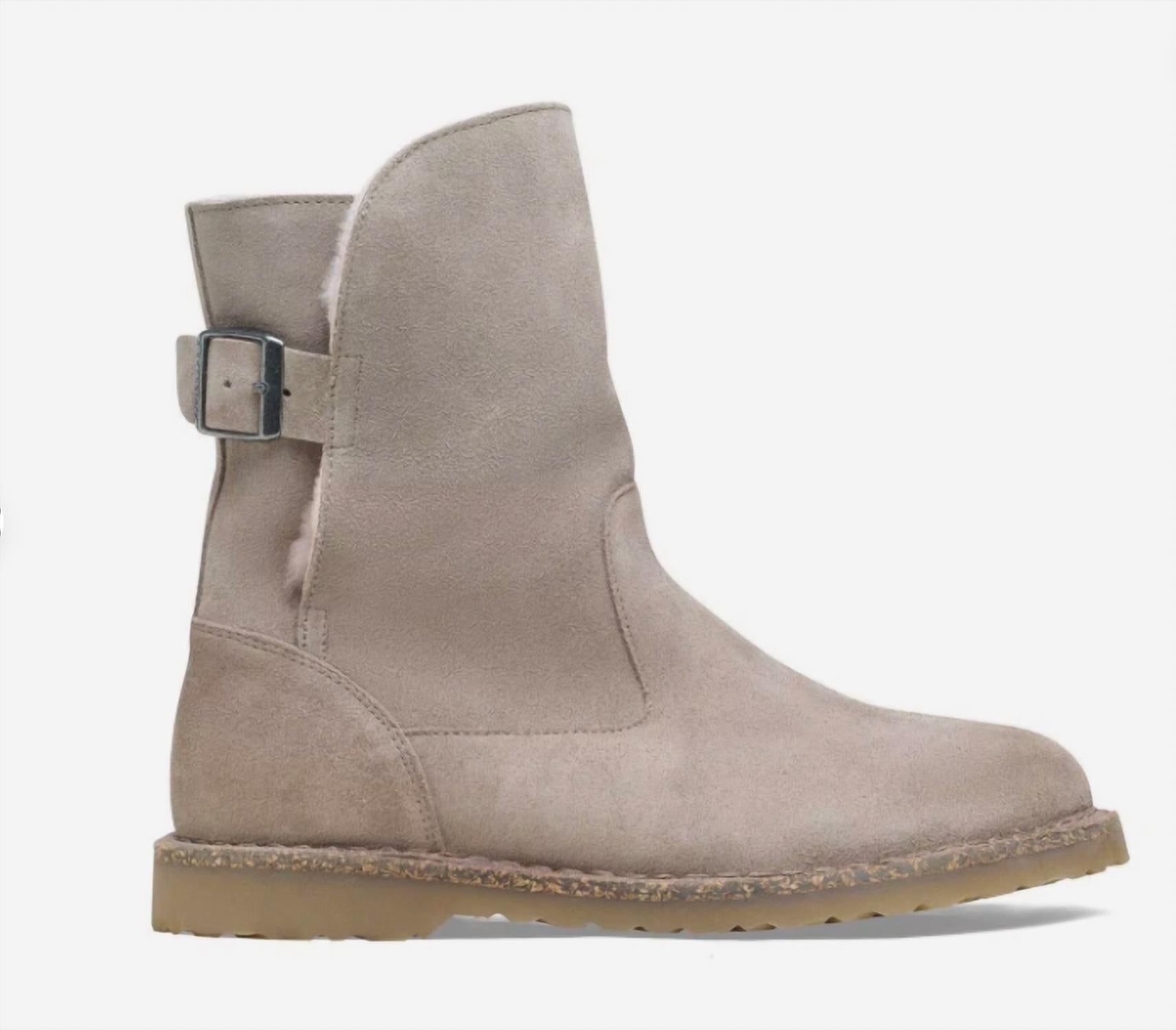 Birkenstock - Women's Shearling Suede Short Boots