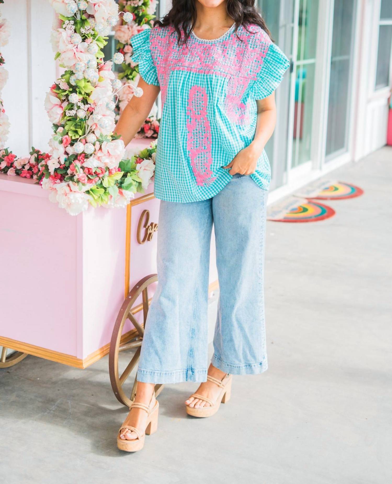 Layerz Clothing - Beck Embroidered Top