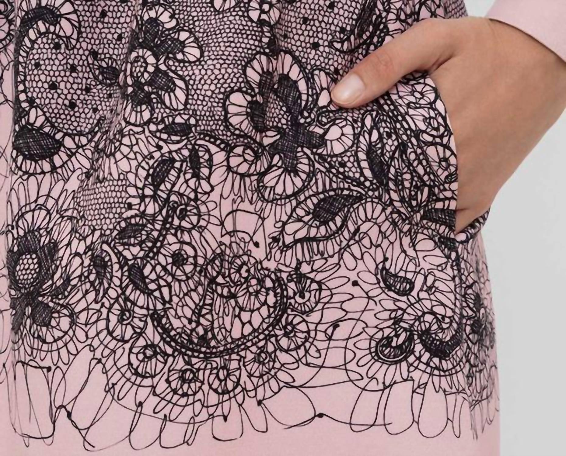 Valentino - Wool And Silk Lace Skirt