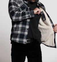 Jachs New York - Sherpa Lined Flannel Shirt Jacket