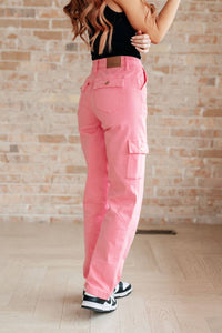 Judy Blue - High Rise Cargo Straight Jeans