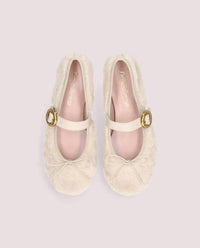 Pretty Ballerinas Women's Georgia Ballet Flat Shoes in white - women's flats - view 4