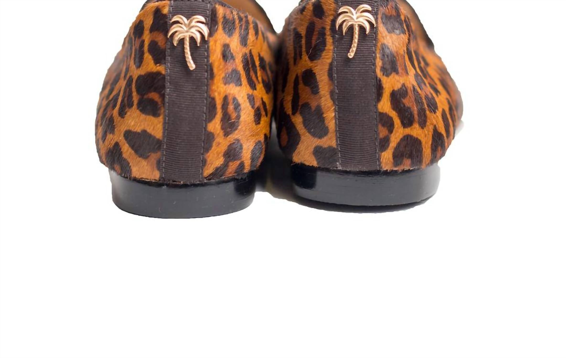 Cheetah Calf Hair Slipper