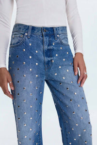 PISTOLA Hendrix High Rise Baggy Jean in charmed 2 - women's jeans - view 6