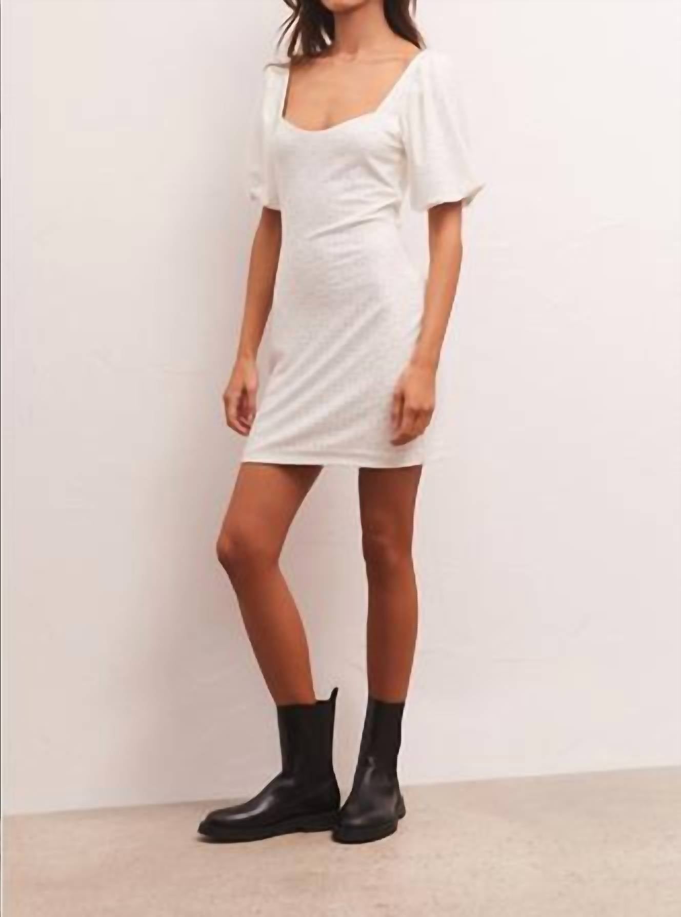 Z Supply - Belle Eyelet Knit Mini Dress