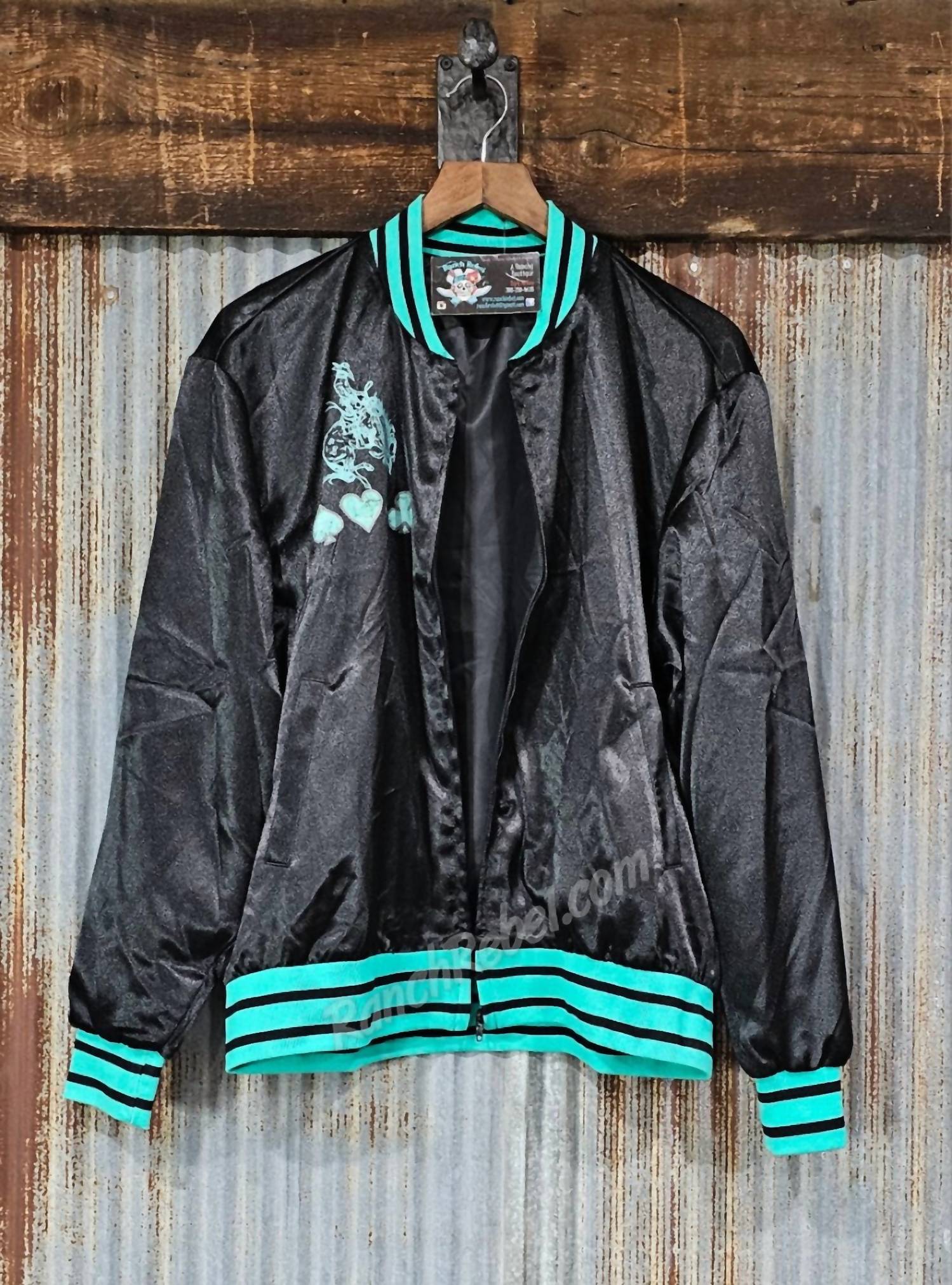 Sterling Kreek - Women's Stacked Deck Satin Bomber Jacket