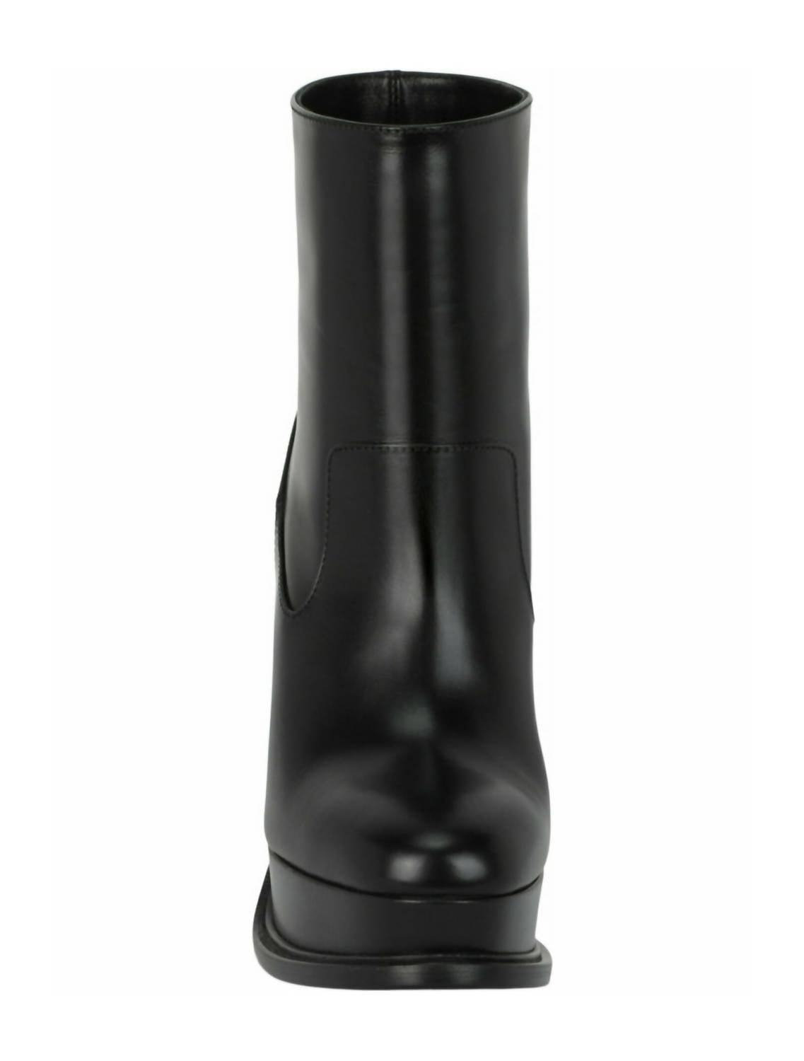 Alexander McQueen Women's Leather Heeled Boots in black - women's shoe - view 4