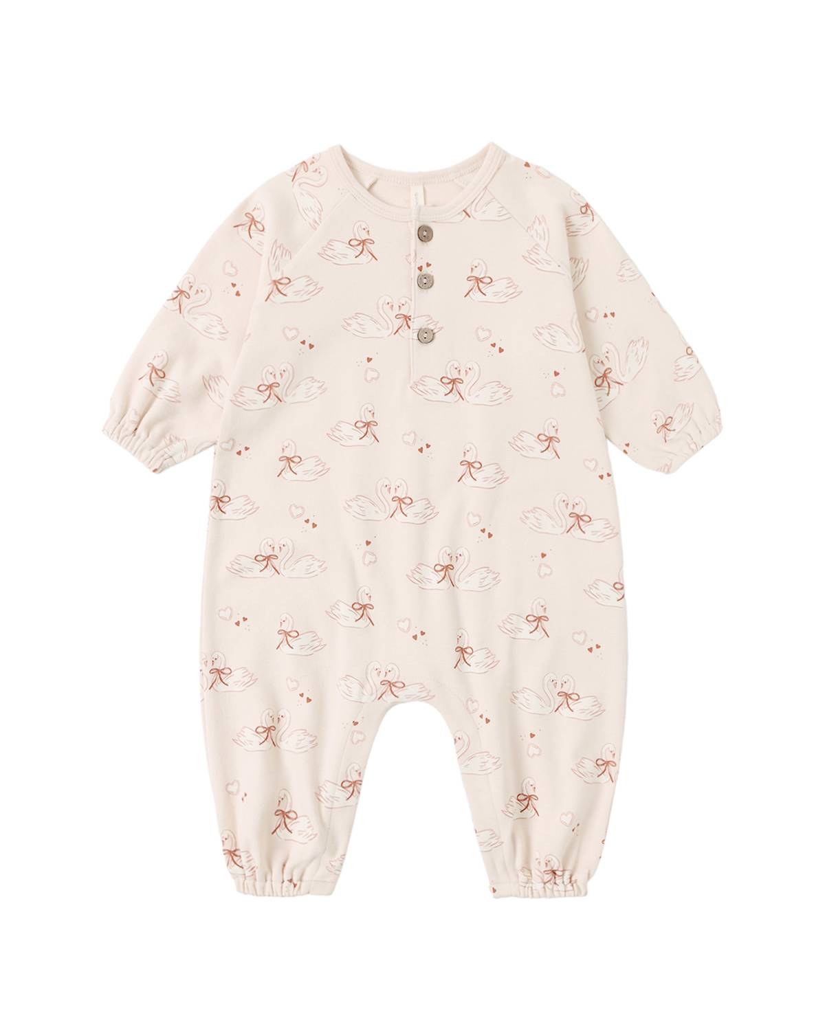 Quincy Mae - Girls' Henley Bubble Jumpsuit