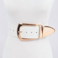 3Am By H&D Accessories - Women's Vegan Patent Leather Wide Belt - Plus