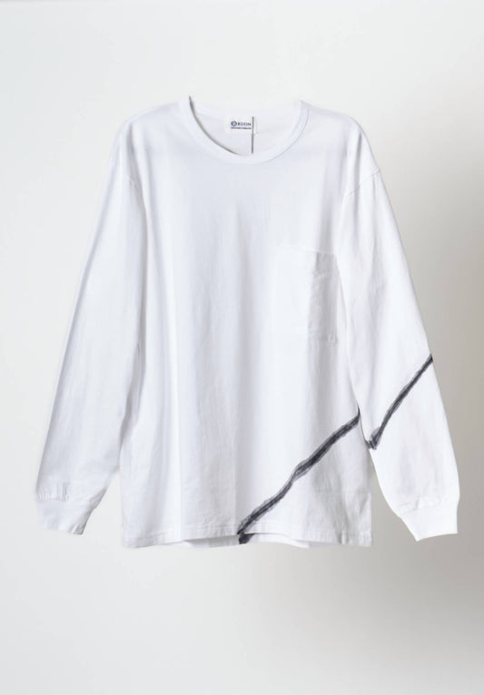 Kuon - Men's Shibori Long Sleeve Tee