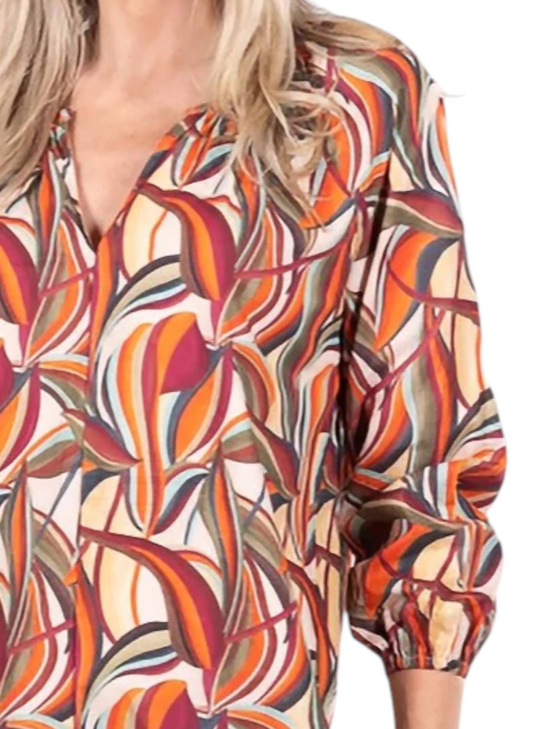 Willa Story - Three Quarter Sleeve Blouse