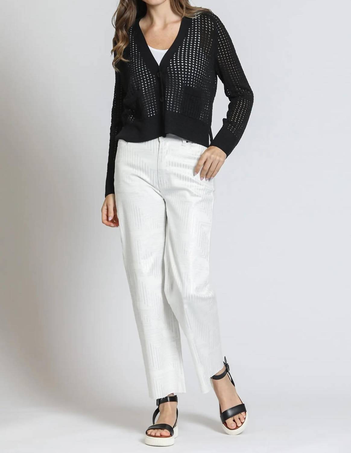 Apny - Open Stitch Cardigan
