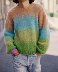 Rose Carmine - Men's Color Crew Pullover