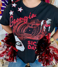 Stewart Simmons - Georgia Fourth Quarter Sequin Tee
