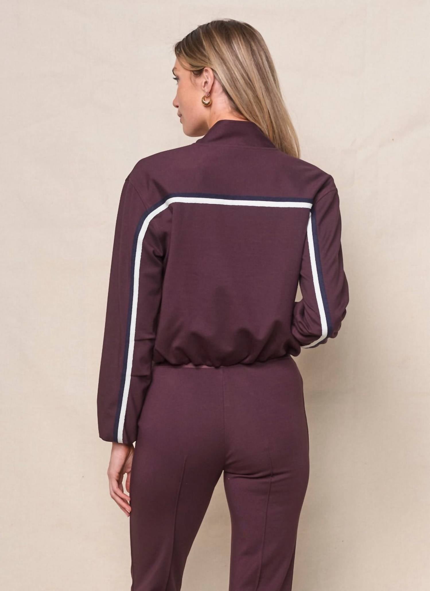 Stateside - Luxe Ponte Bomber Jacket