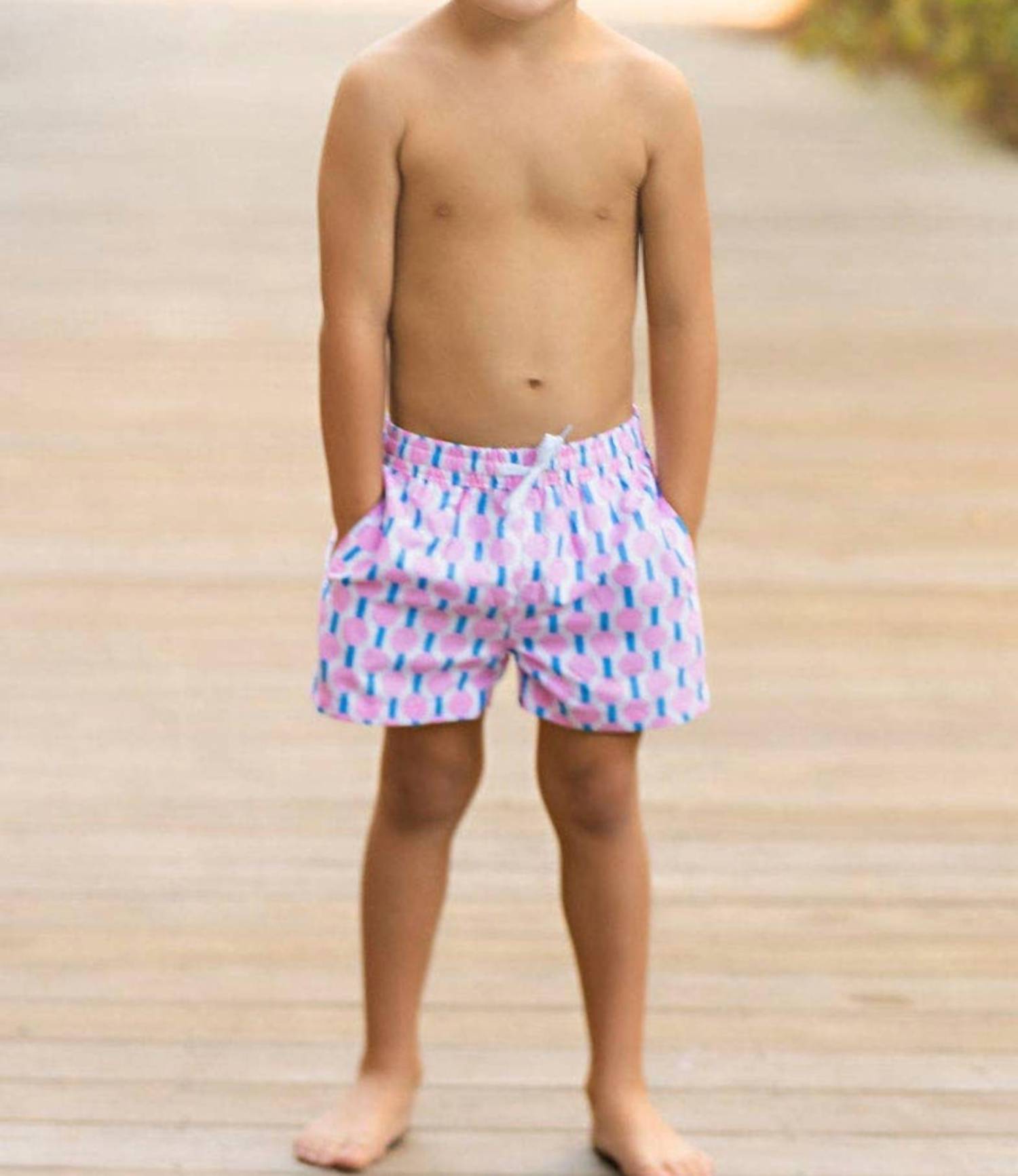 The Oaks Apparel - Hello Happiness Swim Trunks