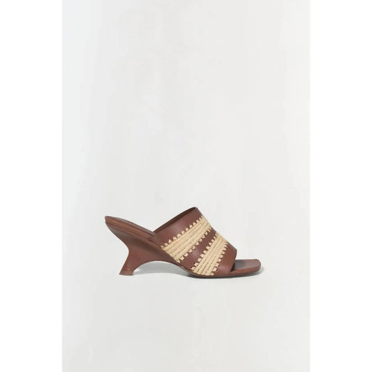 Simkhai - Women's Shadow Mule Raffia Sandal