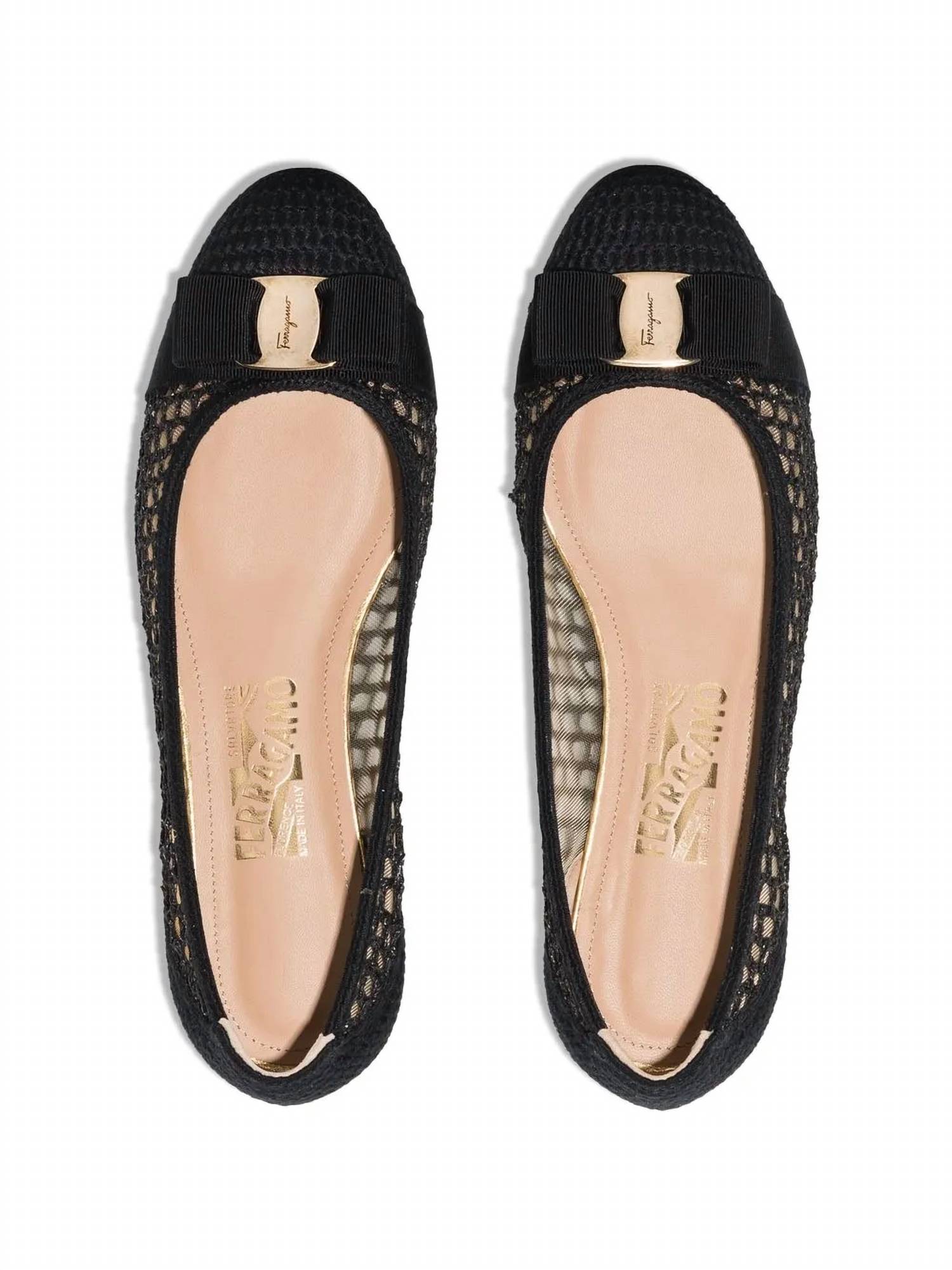 Salvatore Ferragamo - Women's Varina Bow-embellished Ballerina Shoes