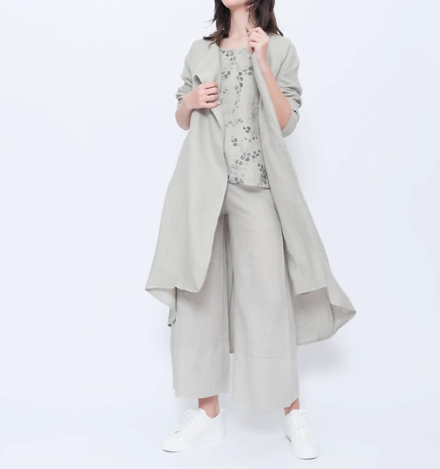 Blueberry - Draped Duster