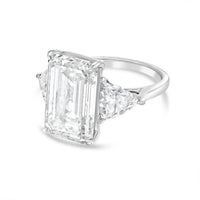 Diana M Jewels - Women's Emerald & Trillion Lab-Grown Diamond Jewelry (10.00 Ct) - Bold