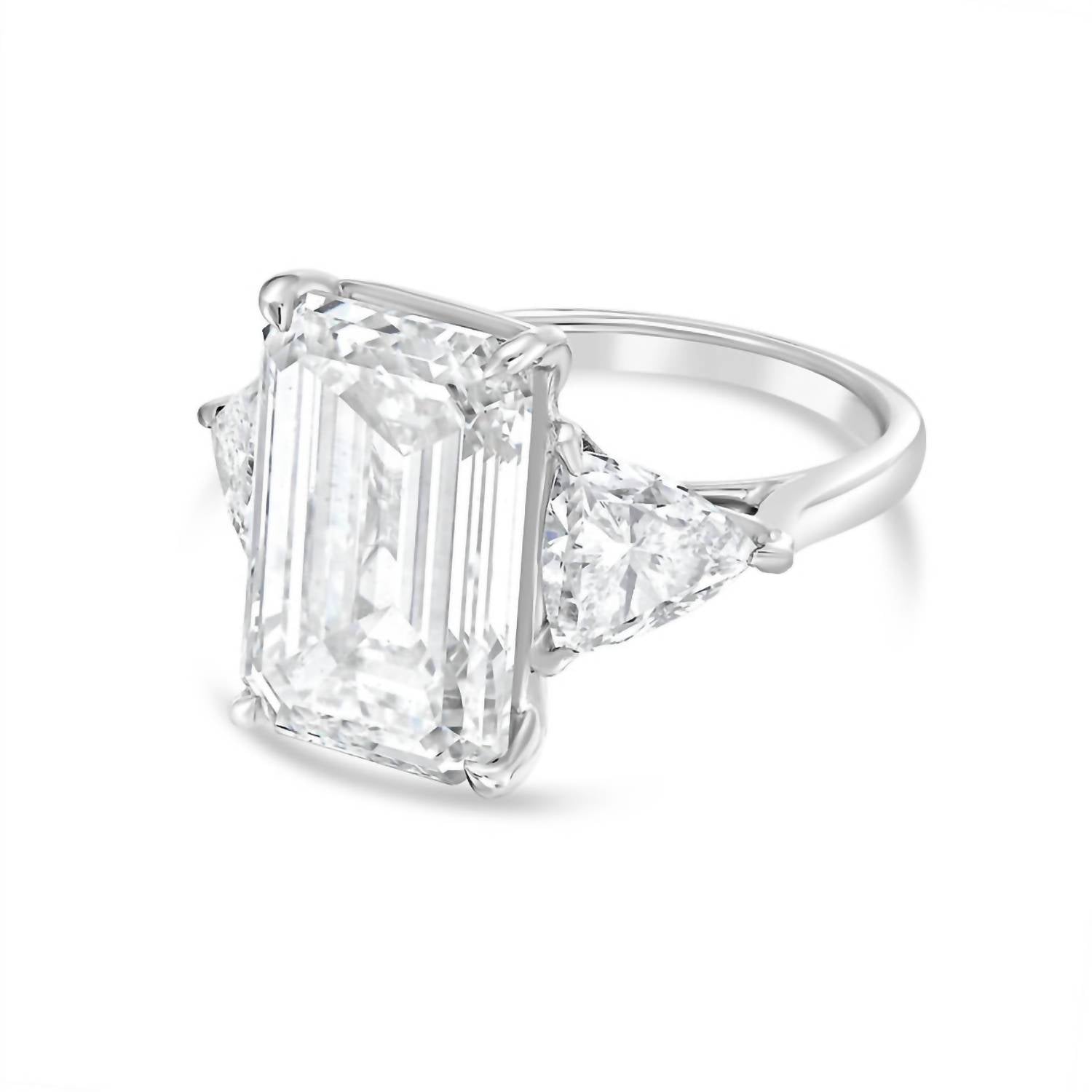 Diana M Jewels - Women's Emerald & Trillion Lab-Grown Diamond Jewelry (10.00 Ct) - Bold