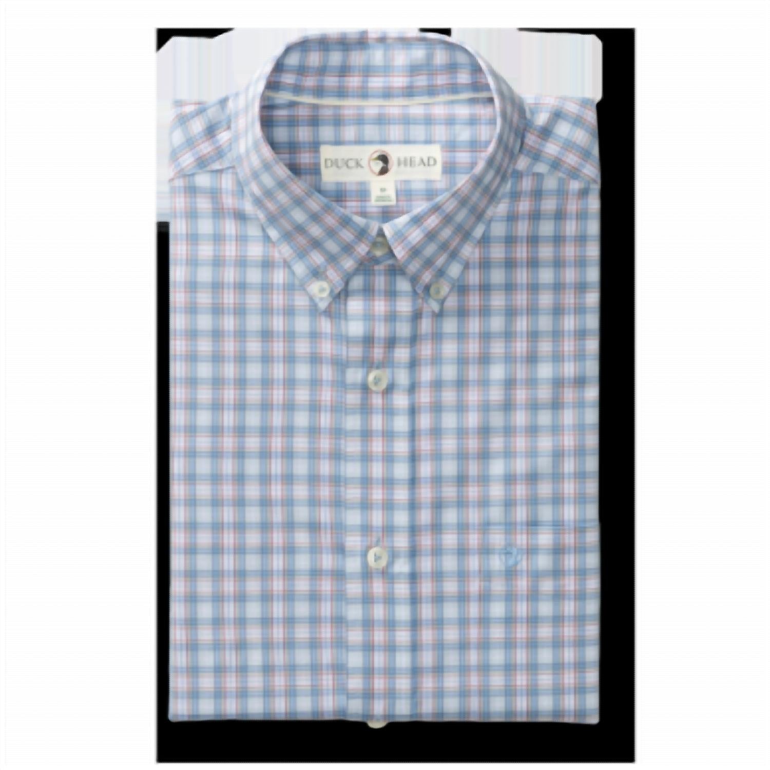 Duck Head - MAYVILLE PLAID LONG SLEEVE PERFORMANCE POPLIN SPORT
