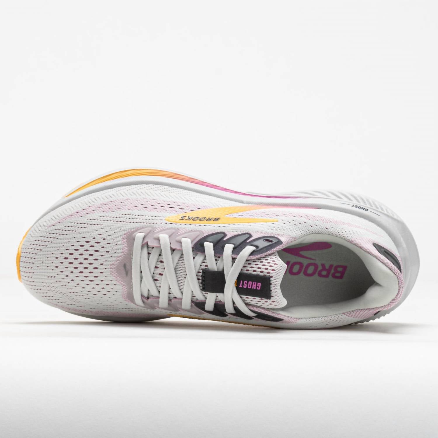 BROOKS Women's Ghost 17 Running Shoes in oyster apricot pink 3 - women's shoe - alternate view