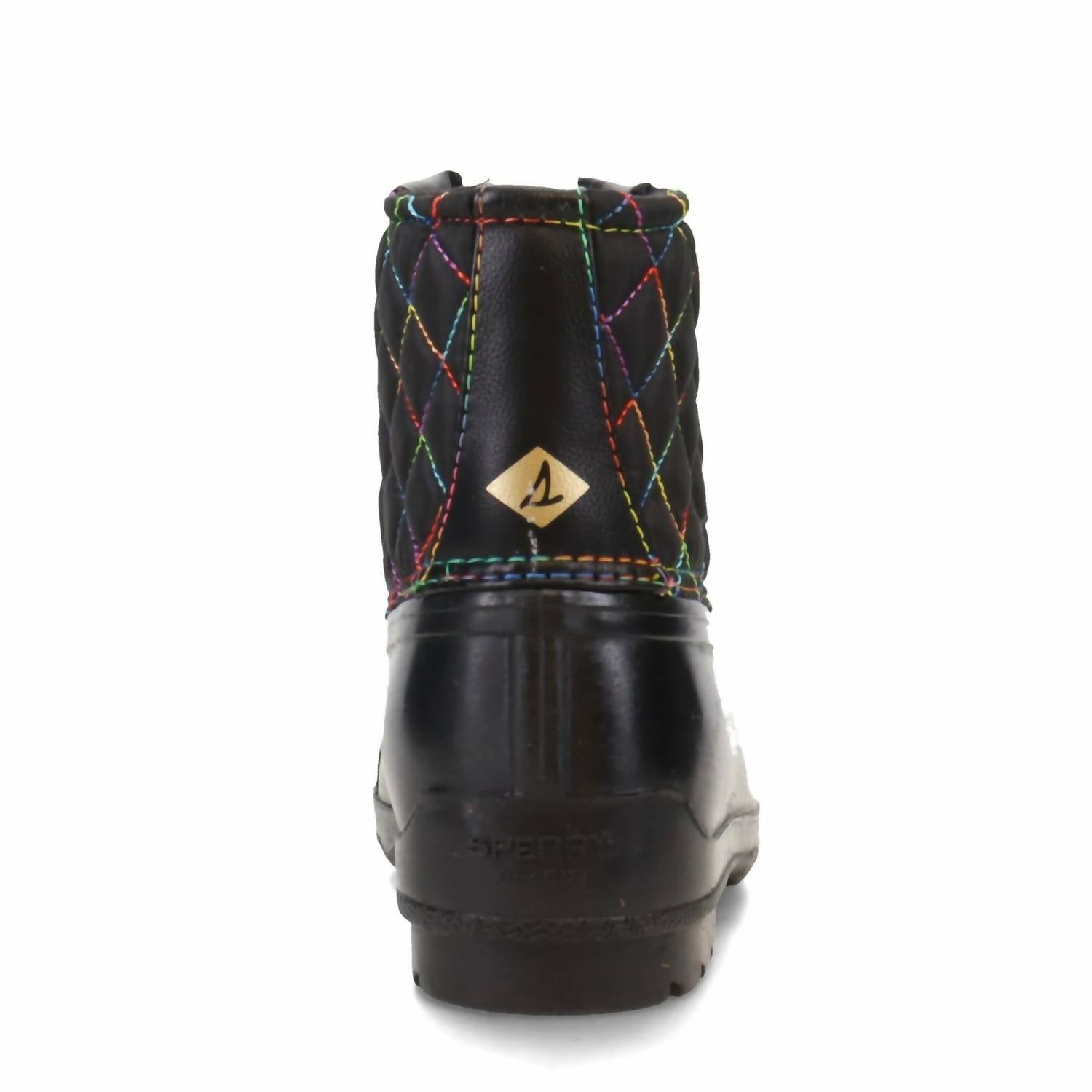 Sperry Little Kids Port Rain Boots in black rainbow - kids' shoe - view 5