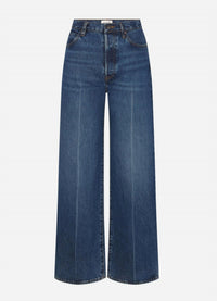 FRAME Collegiate Wide Leg Jeans in galactic - women's jeans - view 4