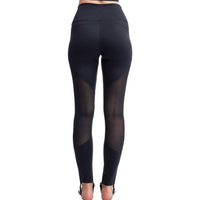 GOLDHAUS Blurred Lines Leggings in black - women's pants - detail view