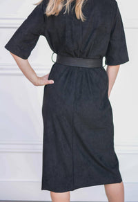 The Tristen Faux Suede Dress