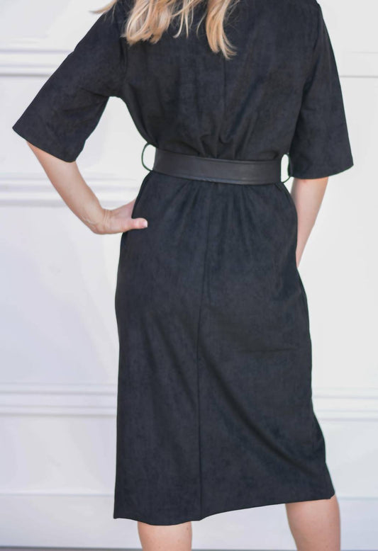 The Tristen Faux Suede Dress