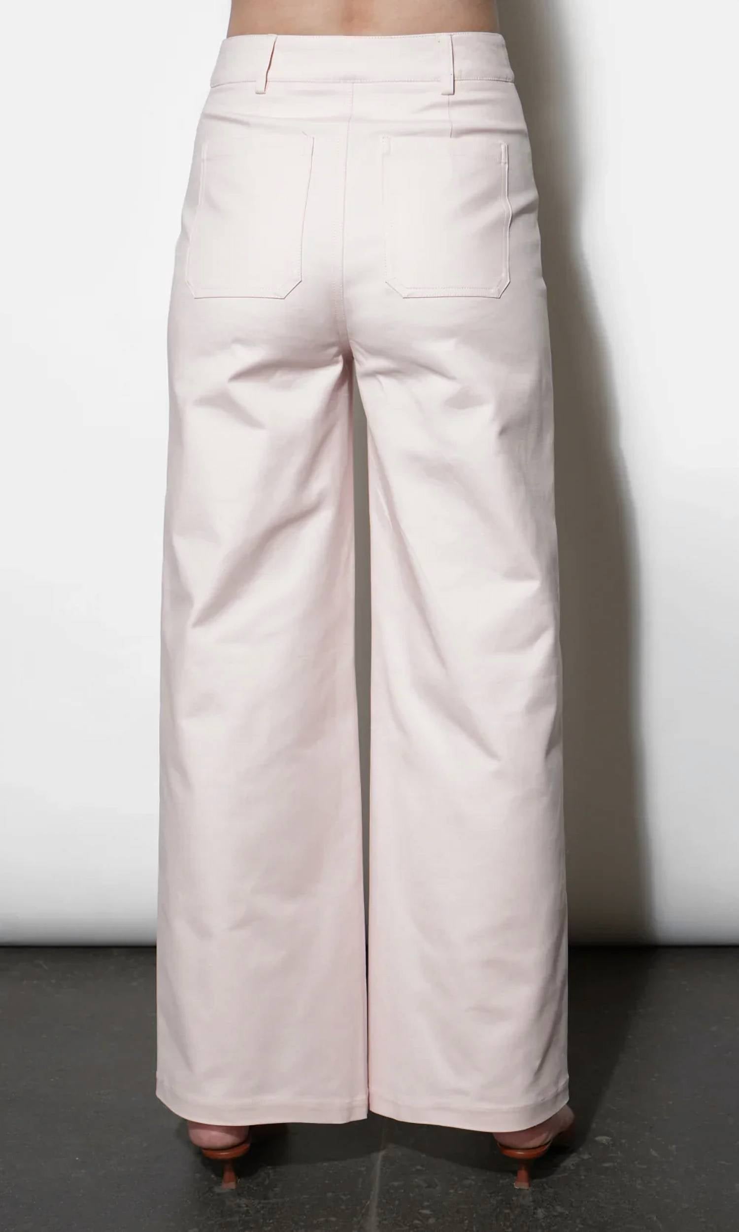 Greylin - Women's Jennsen Cotton Canvas Wide Leg Pants