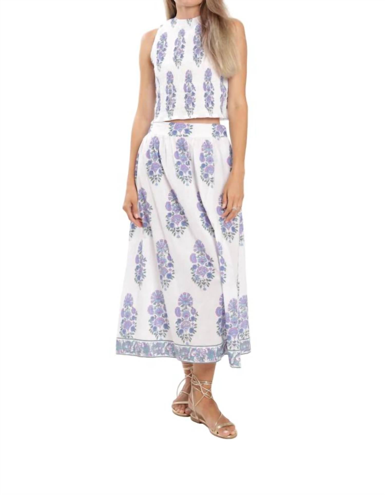 Bindu - Flower Bridgitte Sleeveless Top