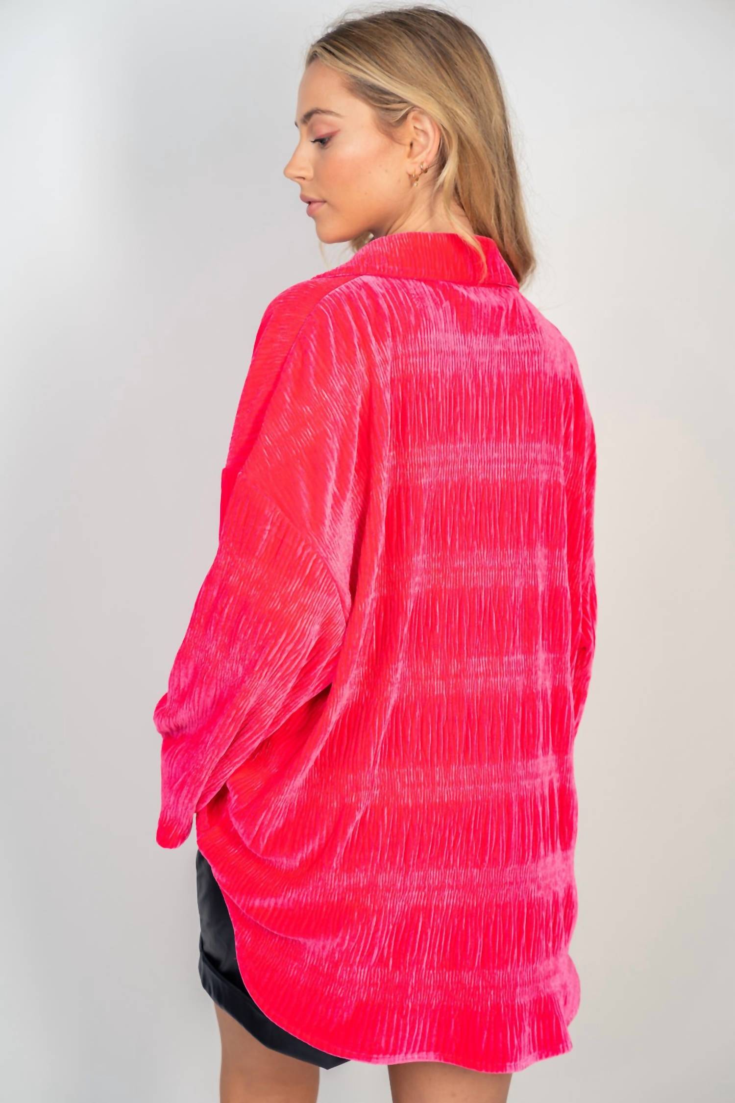 White Birch - Velvet Wrinkle Shirt