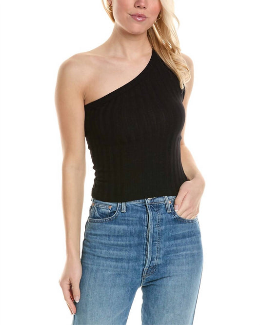 Stateside - Farmboy Rib One Shoulder Top